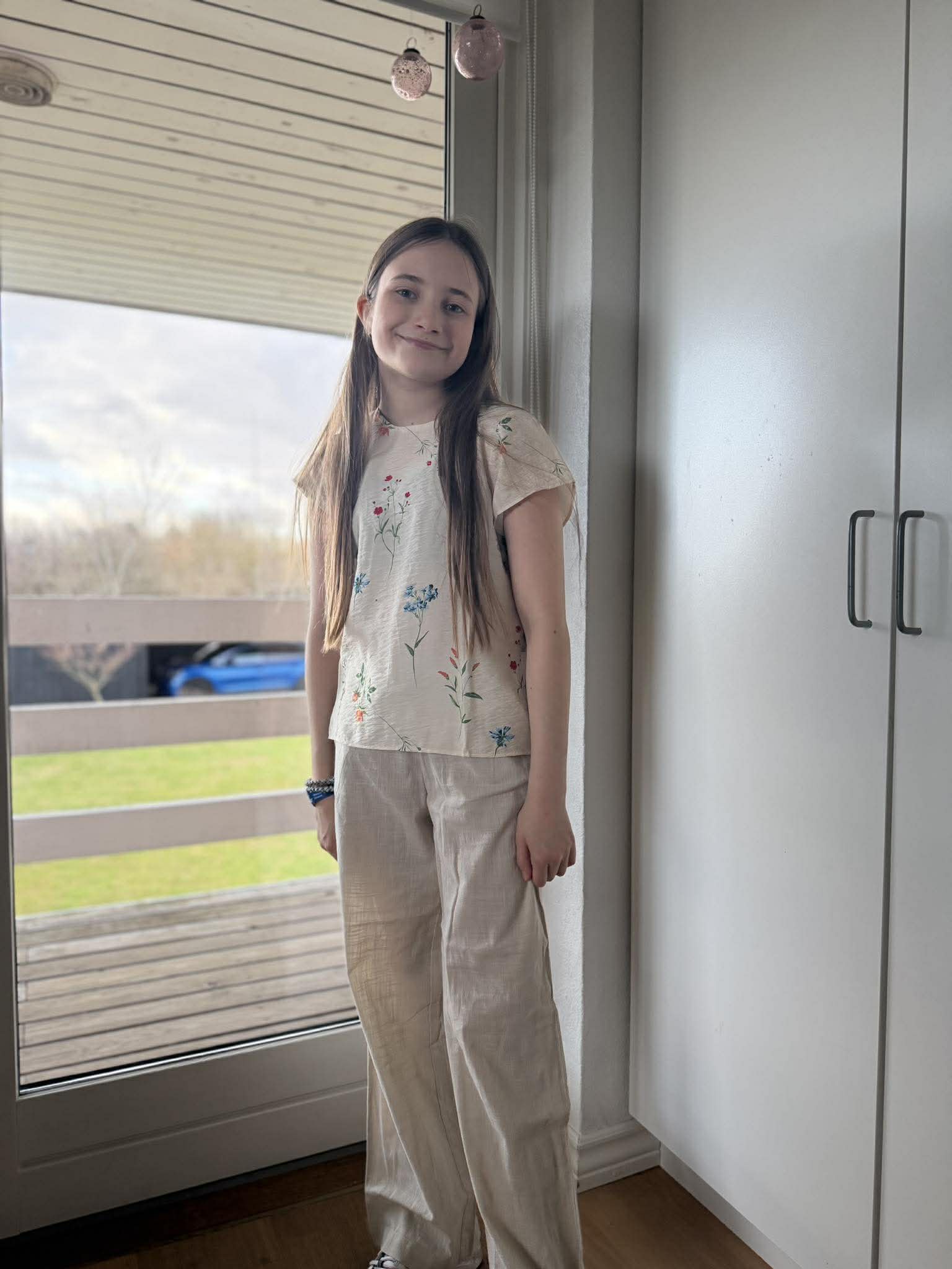 VMCAIA Girl Trousers - Silver Lining